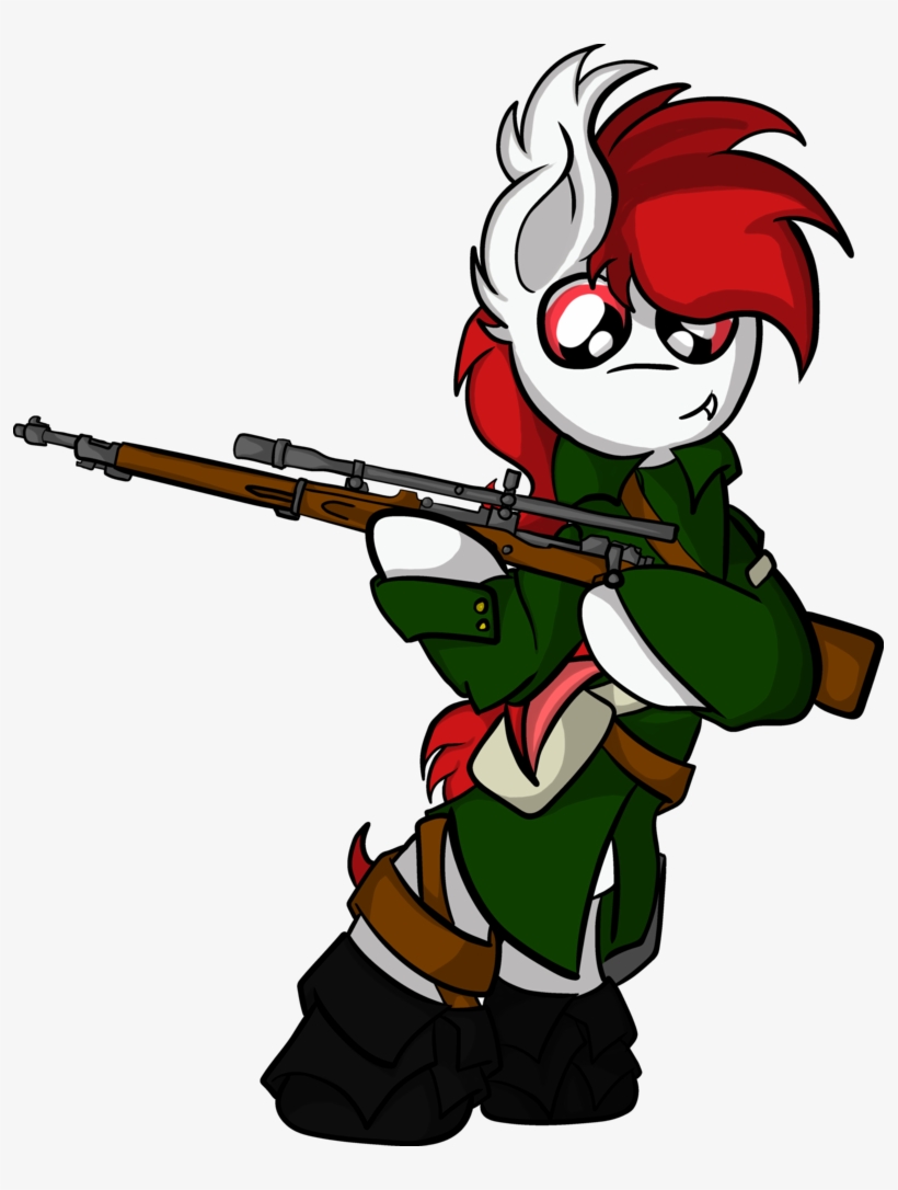 Sky Blaze The Cod Ww2 Bat Sniper By Kranonetwork - Cartoon, transparent png download