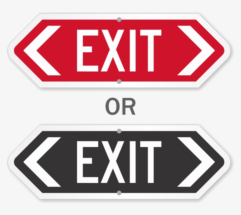 Zoom, Price, Buy - Exit Sign, transparent png download