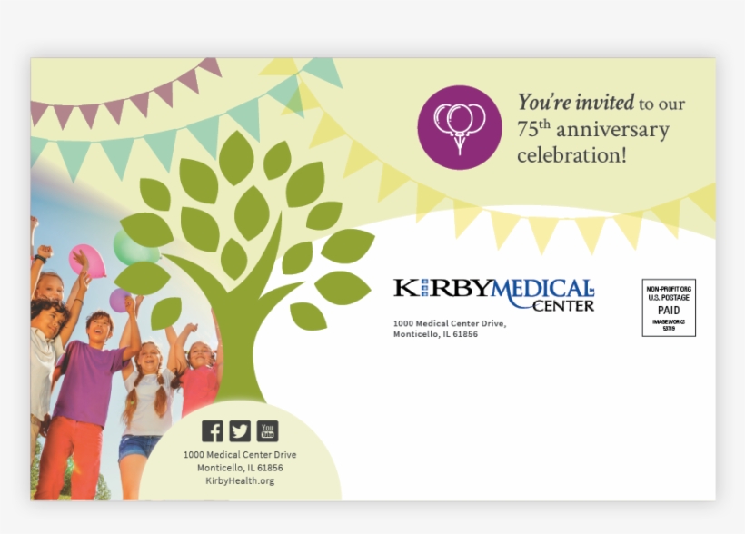 Kirby Medical Center Postcard - Flyer, transparent png download