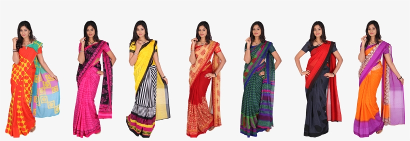 Saira 7 Georgette Saree Collections - Silk, transparent png download