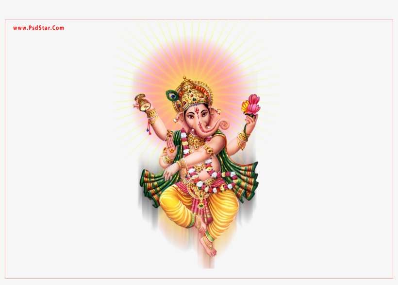 Lord Ganesh Photo Hd Full Sitting Source, transparent png download