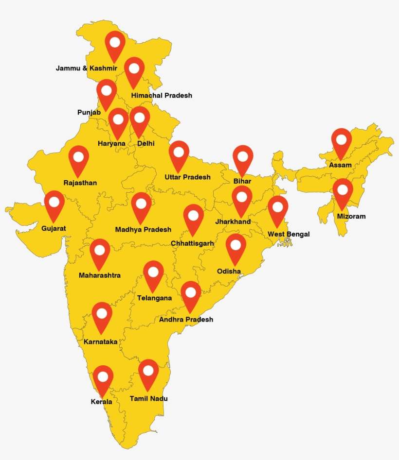M Ap 01 - India Map, transparent png download