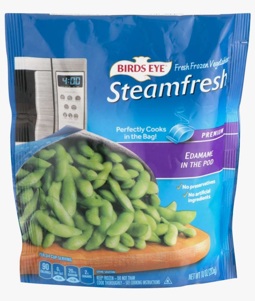 Birds Eye Steamfresh Fresh Frozen Vegetables Edamame - Birdseye Vegetables, transparent png download