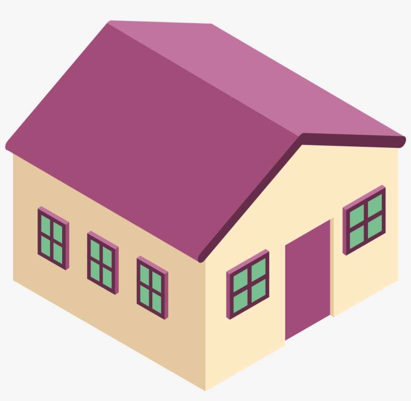 5d House Building Living Png And Vector Image - House, transparent png download
