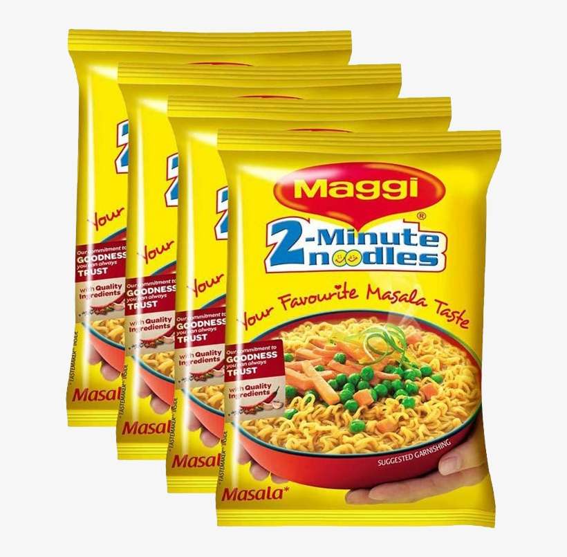 Maggi Noodles 4 Pack, transparent png download
