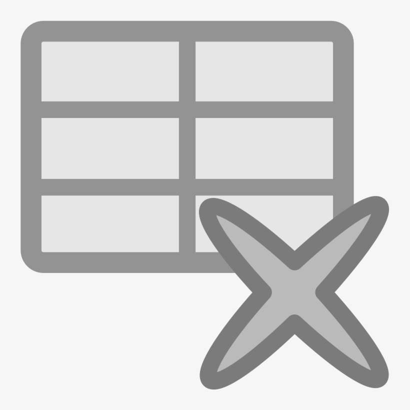 Delete Clipart Free For Download - Icono De Borrar Tabla, transparent png download