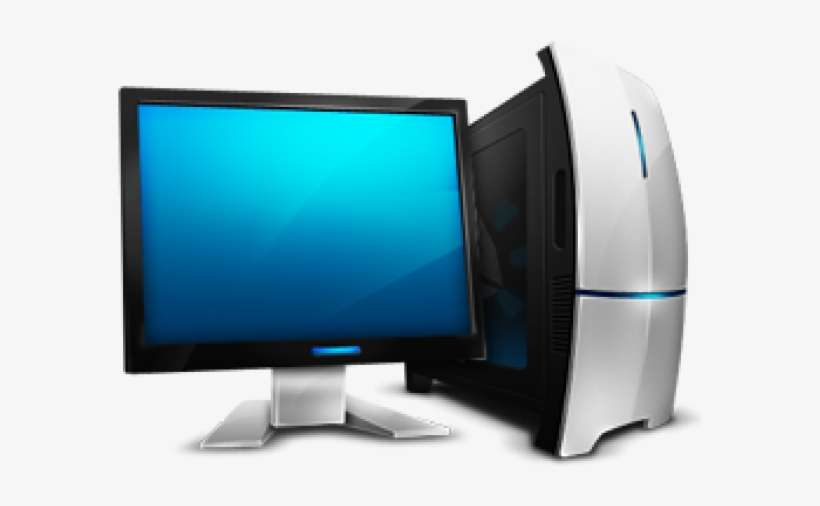 Computer Png Free Download - Blue My Computer Icon, transparent png download