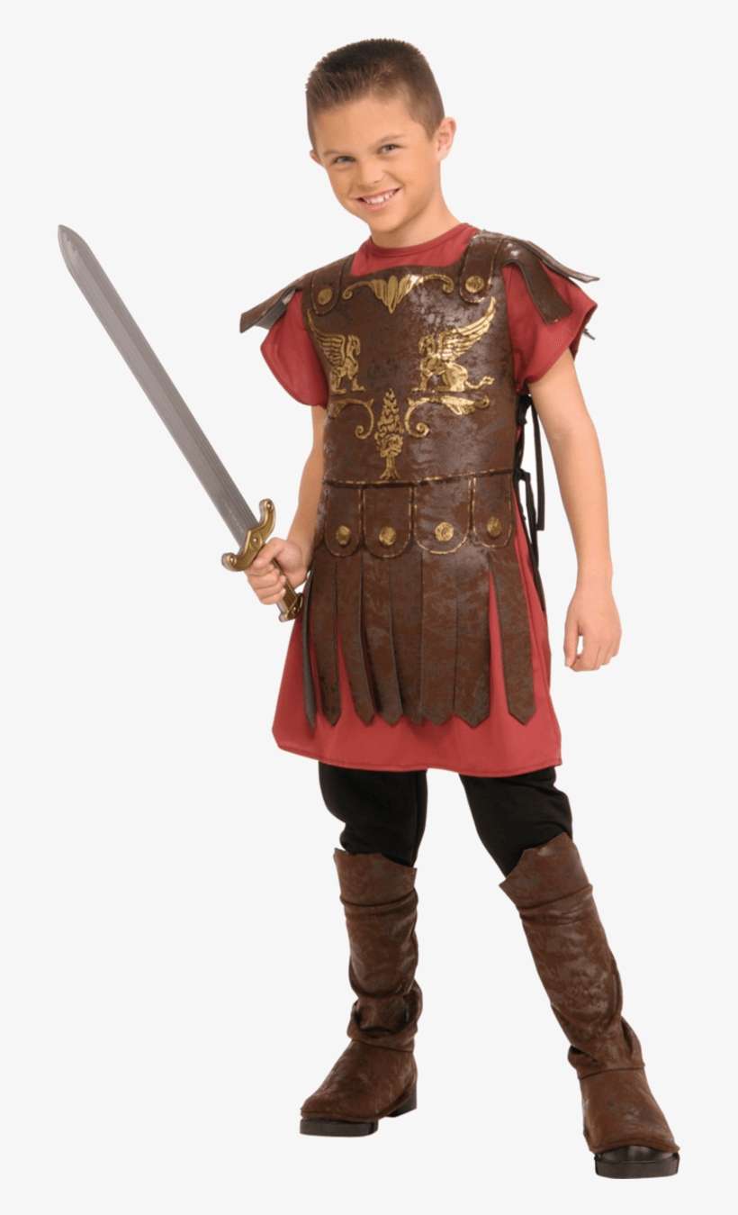 Child Gaius Roman - Boys Greek Costume, transparent png download