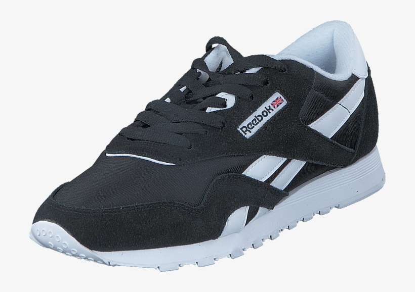 Reebok Classic Cl Nylon Black/white 58913-00 Womens - Shoe, transparent png download