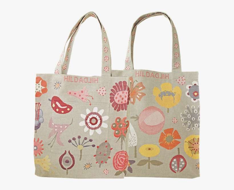 Acrylic Tote Bag Flowers Small - Tote Bag, transparent png download