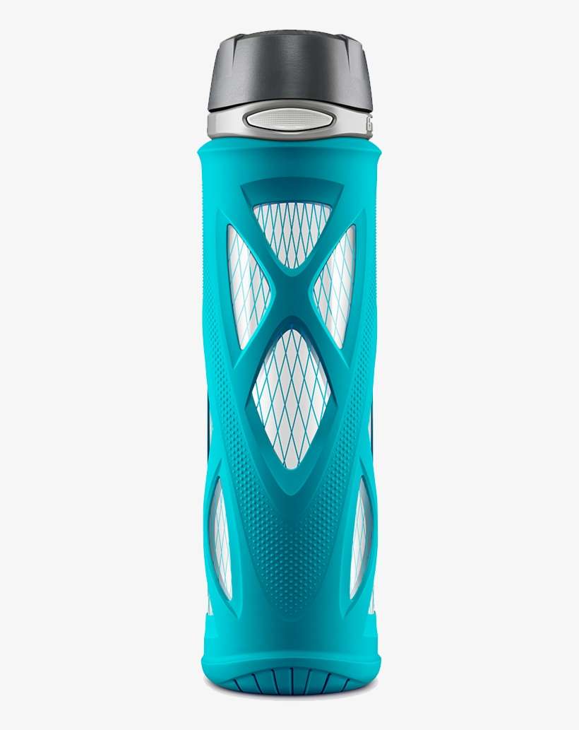 Atlas 20oz Glass Water Bottle - Zulu Water Bottle Blue, transparent png download