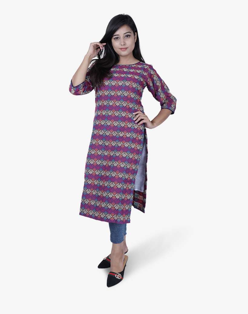 Ug Bazaar - Nepali Dhaka Kurta Design, transparent png download