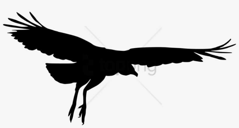 Free Png Transparent Eagle Wing Silhouette Png Image - Bird Silhouette Png, transparent png download