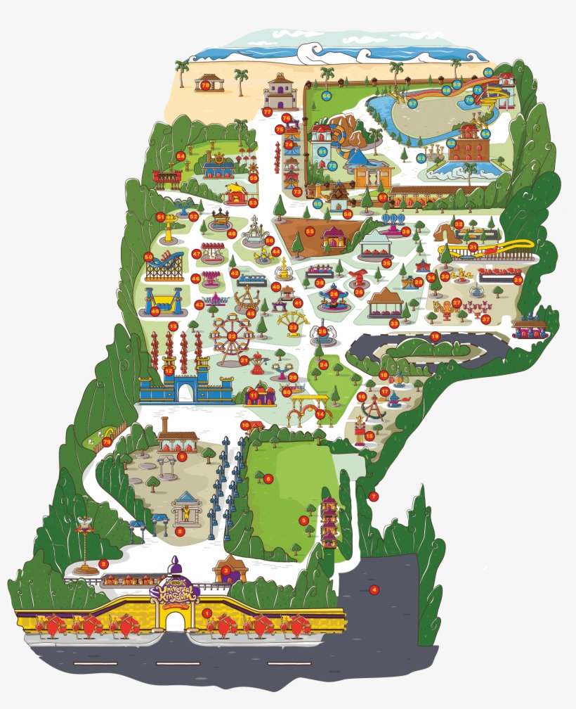 Entrance - Vgp Universal Kingdom Map, transparent png download