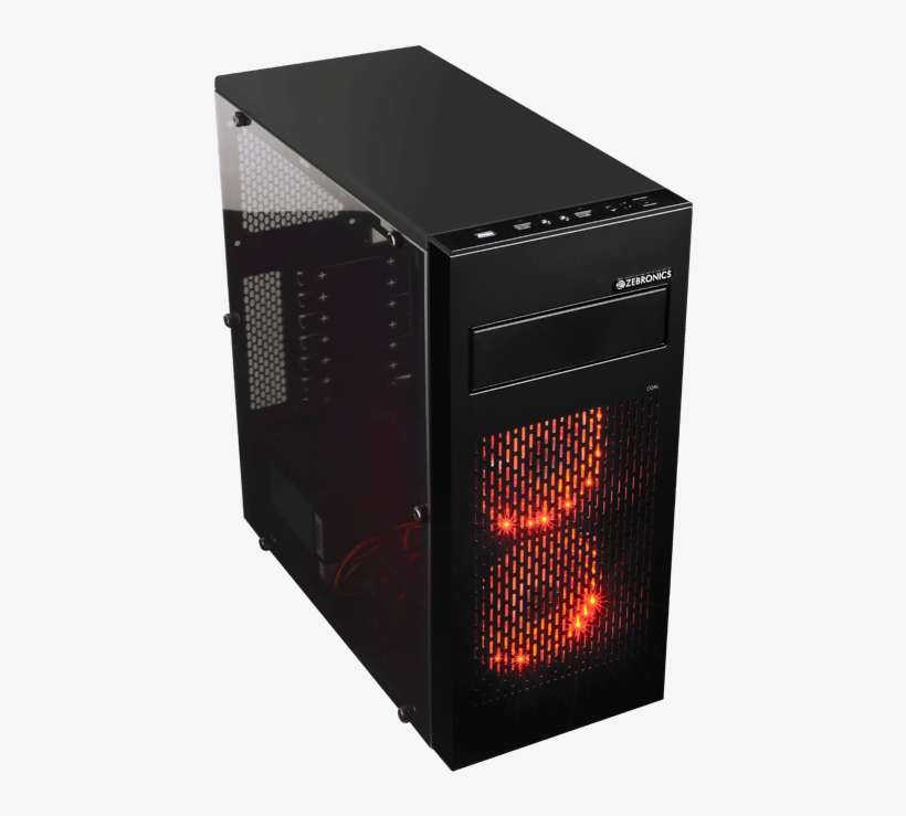 Zebronics Premium Gaming Cabinet Coal - Zebronics Coal Cabinet, transparent png download