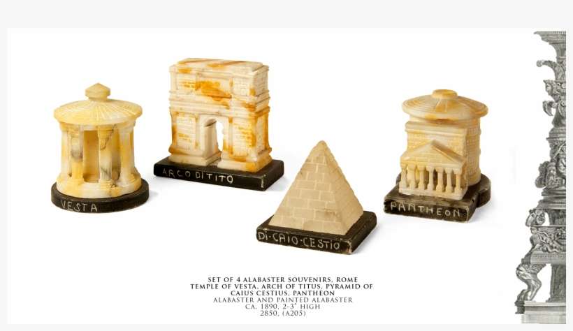 Piraneseum Grand Tour, Obelisks, Attic, Painted Furniture, - Candlestick Reconstructed From Fragments Already In, transparent png download