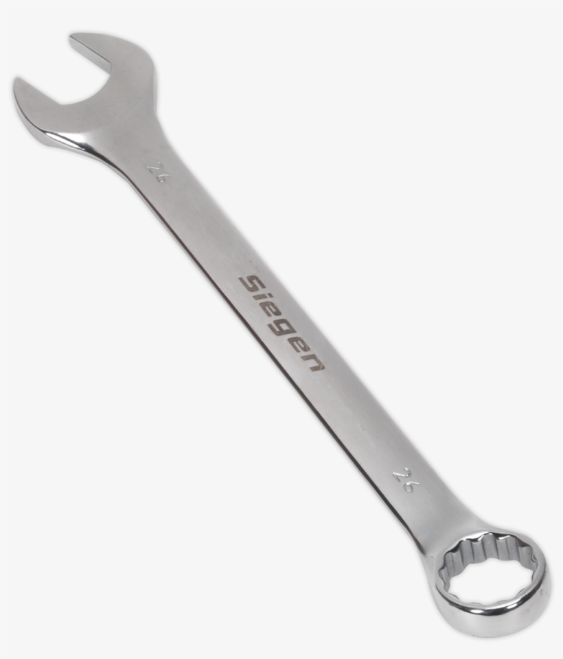Details About S01026 Siegen Combination Spanner 26mm - Open End Wrenches 1 4 1 1 8, transparent png download