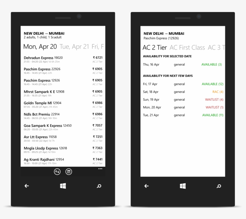 Users Can Search For Trains Between Any Two Stations, - Mobile Phone, transparent png download