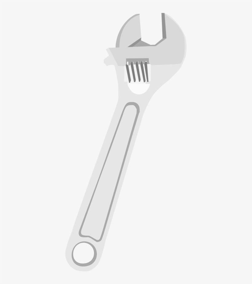 Spanner Png Transparent Images - Crescent Wrench Vector Png, transparent png download