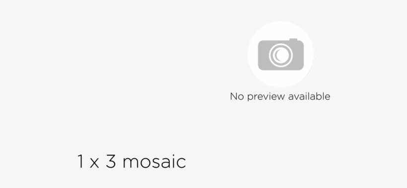 1 X 3 Mosaic - Gadget, transparent png download