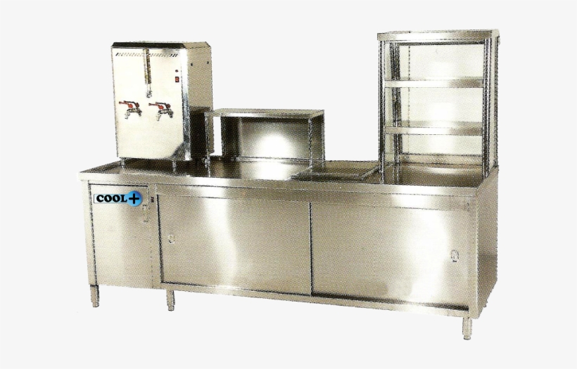 Stainless Steel Burger Stall, transparent png download