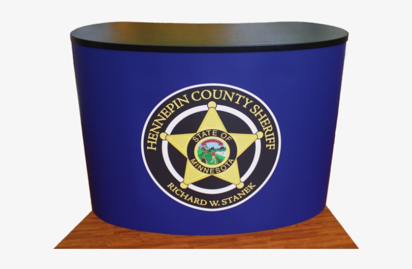 Trade Show Counter - Hennepin County Sheriff, transparent png download