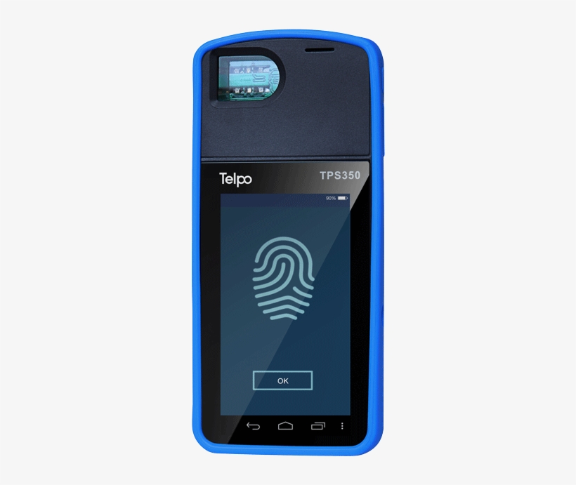 4-inch Screen Fingerprint Reader Biometric Device - Smartphone, transparent png download