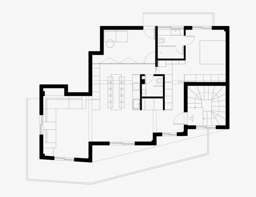 Apartment In Glyfada Plan - Floor Plan, transparent png download