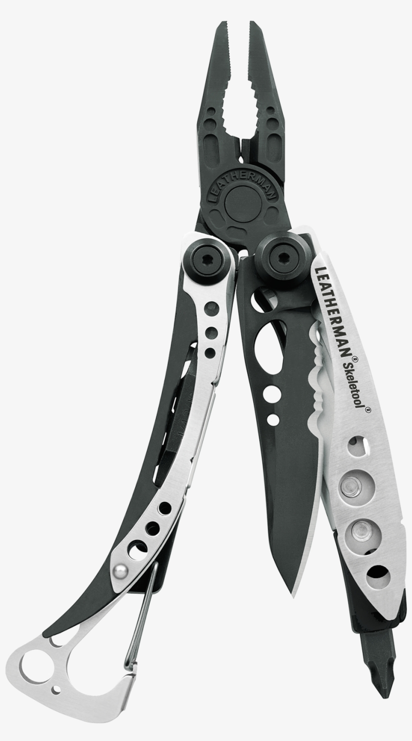 Leatherman Skeletool Multi-tool, Black & Silver, 7, transparent png download