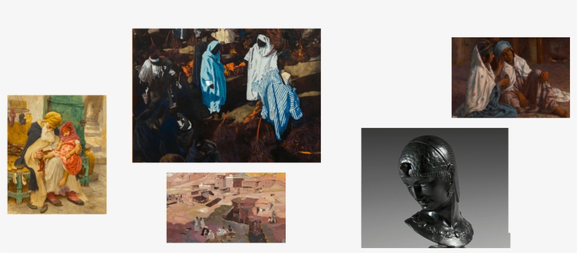 Orientalist Paintings - Bronze Sculpture, transparent png download