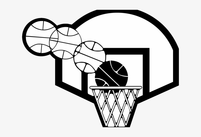 Basketball Team Clipart Men's Basketball - Basketball Net, transparent png download