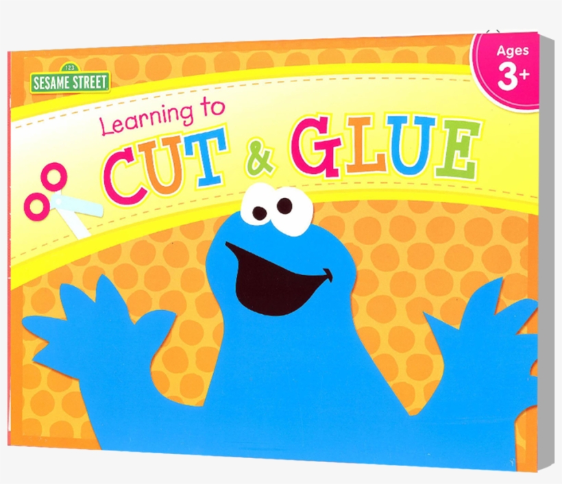 Picture Of Sesame Street -learning To Cut - Smiley, transparent png download