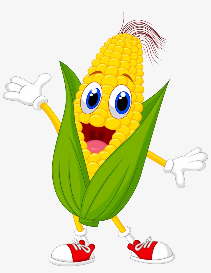 Maize On The Cob Royalty Free Royaltyfree - Corn Cartoon Transparent, transparent png download