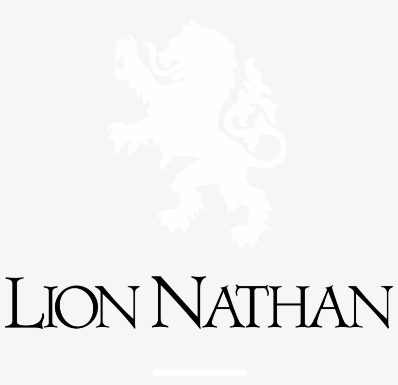 Lion Nathan Logo Black And White - Lion, transparent png download