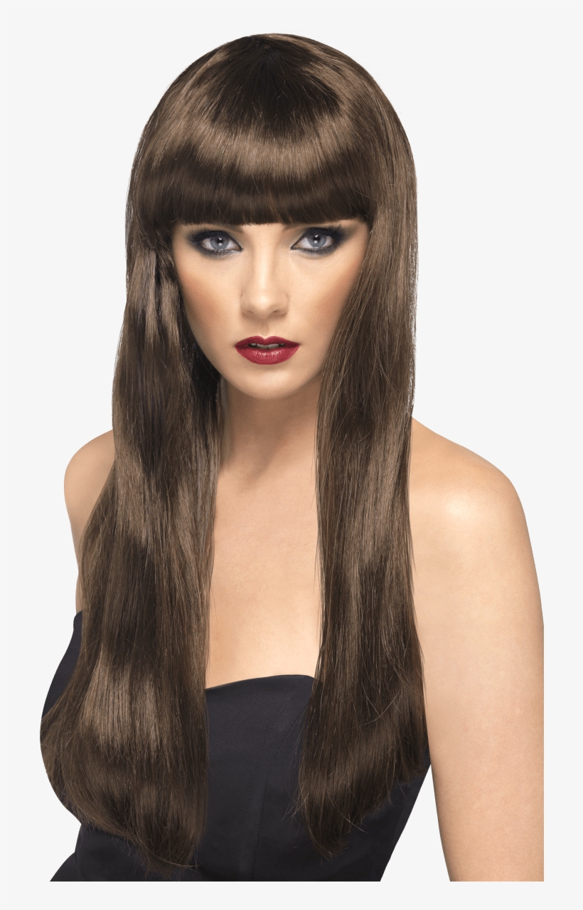 Beauty Wig Brownfashion Wigs - Wig, transparent png download