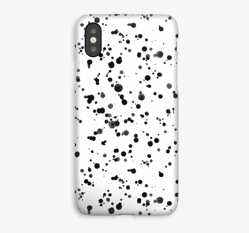 Paint Drops Case Iphone Xs - Mobile Phone Case, transparent png download