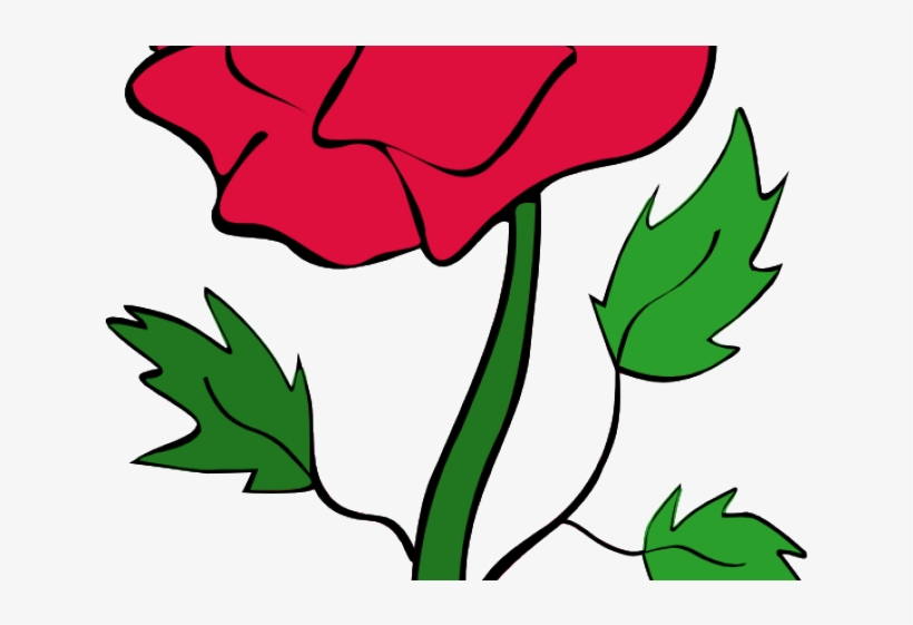 Gothic Clipart Rose Vine - Pink Rose Cartoon Png, transparent png download