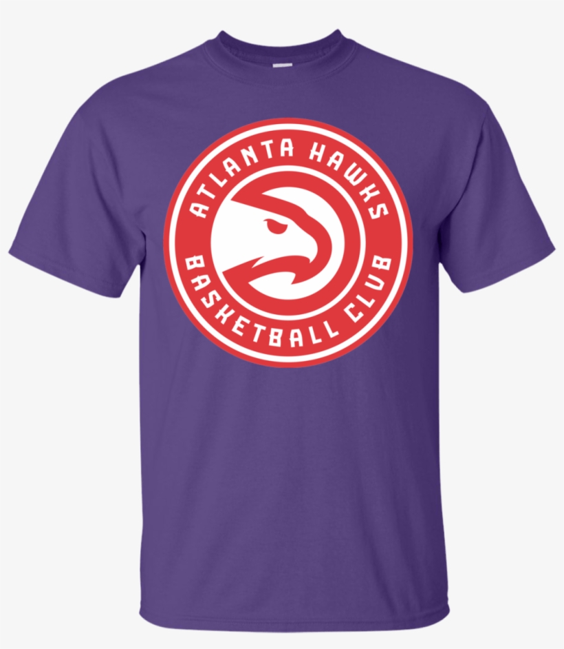 Atlanta Hawks Logo Basketball Men's T-shirt - Active Shirt, transparent png download