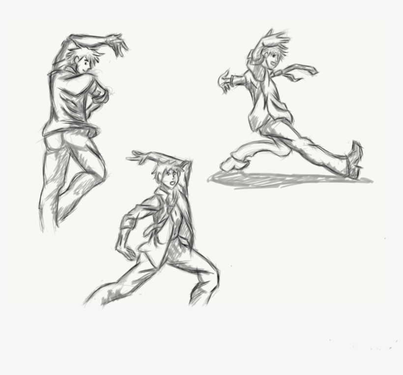 Drawn Ballerine Human Figure Dancing - Sketch, transparent png download
