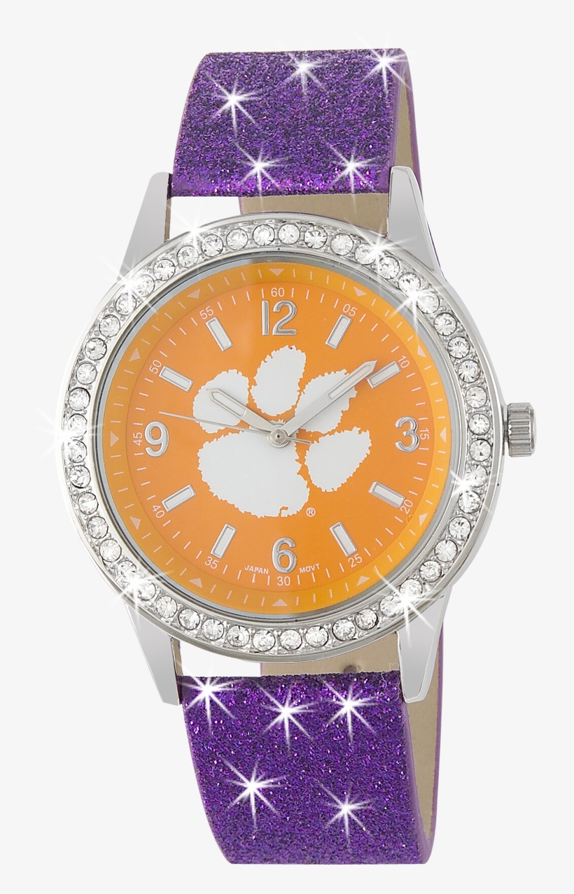 Clemson Tigers Glitter Watch - Light Circle Frame Png, transparent png download