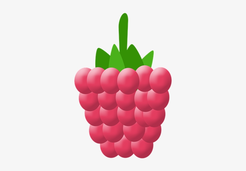 Raspberry, Vector, Fruit - Seedless Fruit, transparent png download