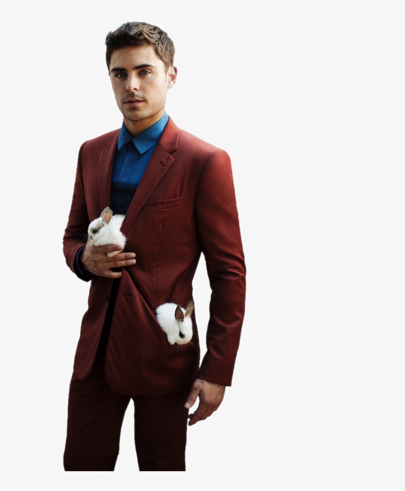 Zac Efron With Animals, transparent png download