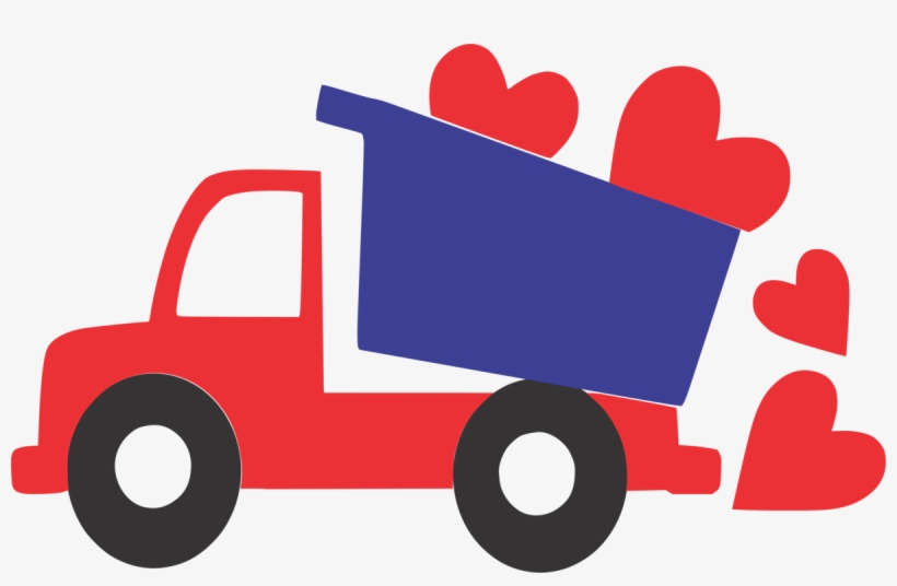 Valentine Dump Truck, transparent png download