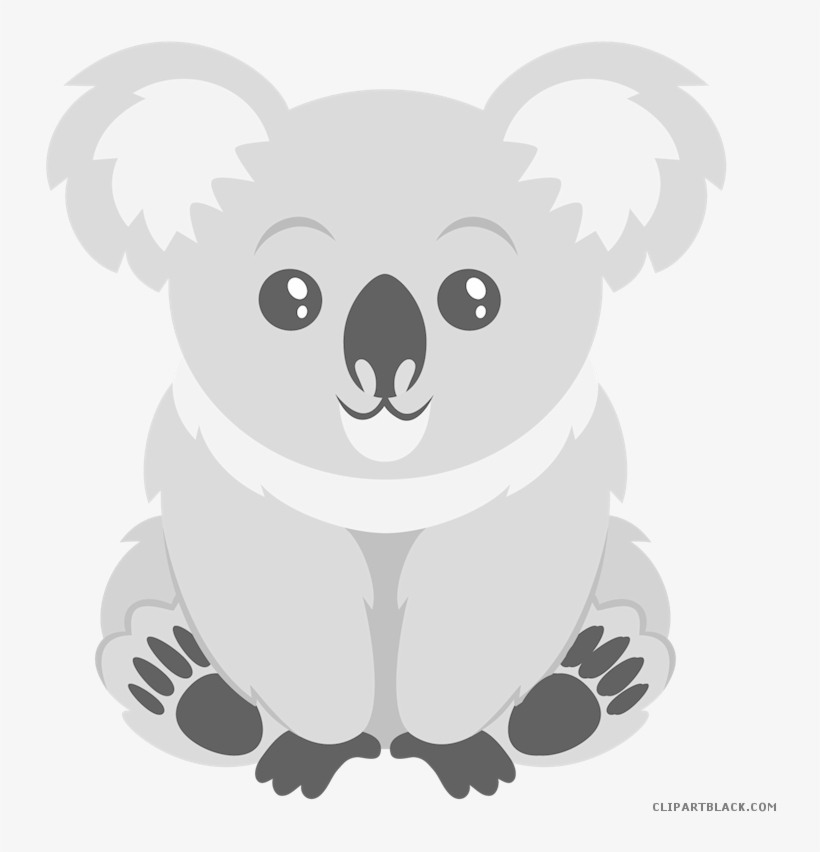 Banner Transparent Stock Clipartblack Com Animal Free - Koala Cartoon, transparent png download