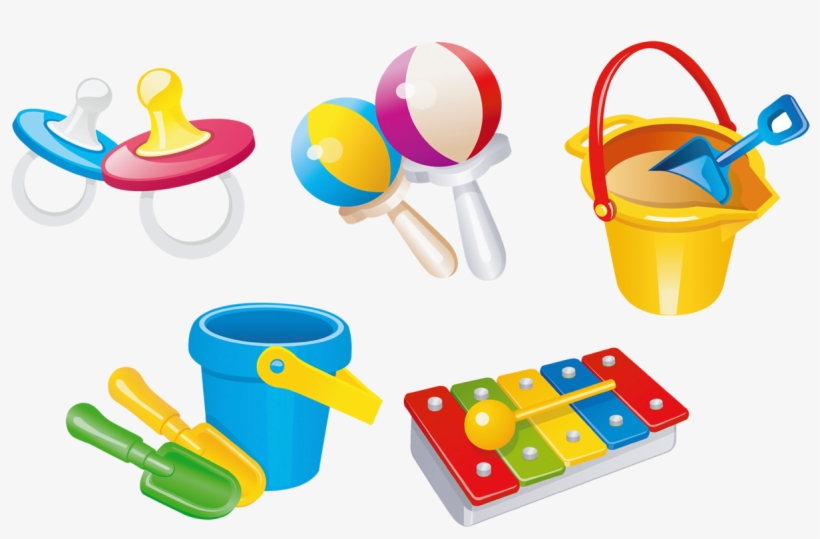 Graphic Library Stock Baby Rattles Clipart - Детские Игрушки В Png, transparent png download