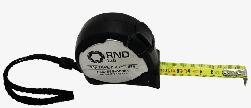 Tape Measure, Metal, 3m Rnd Lab 555-00001 - Label, transparent png download