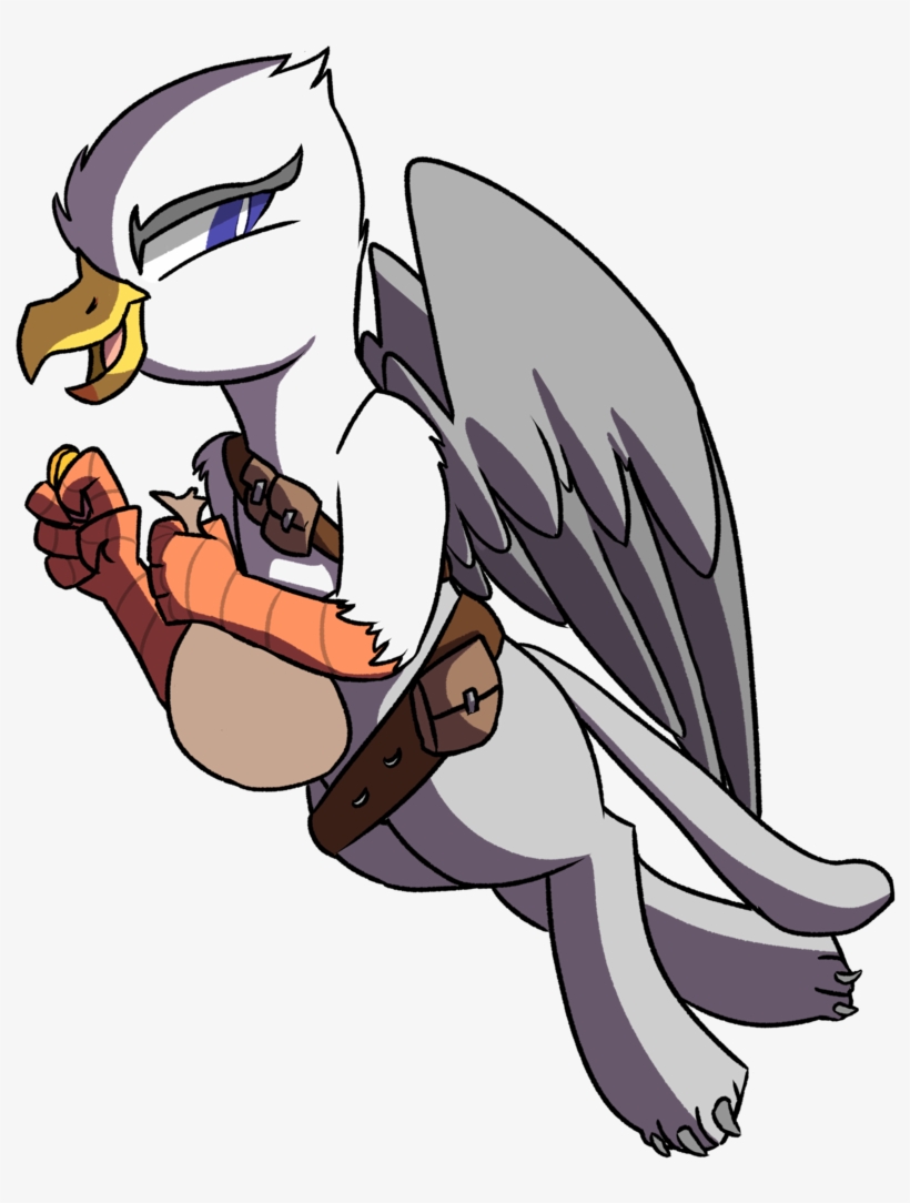 Themodpony, Beak, Belts, Bits, Flying, Griffon, Male, - Cartoon, transparent png download