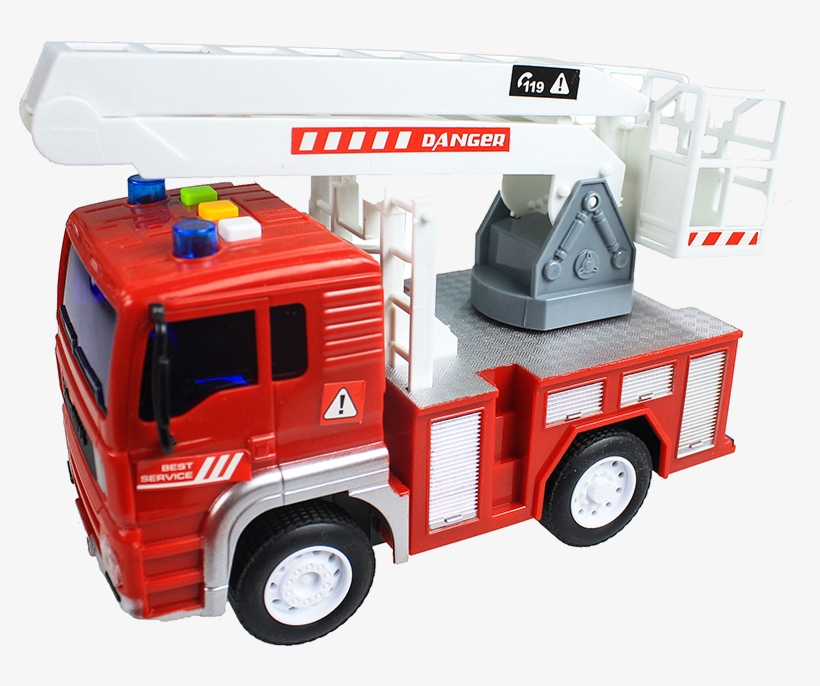Fire Truck Toy Car - Model Car, transparent png download