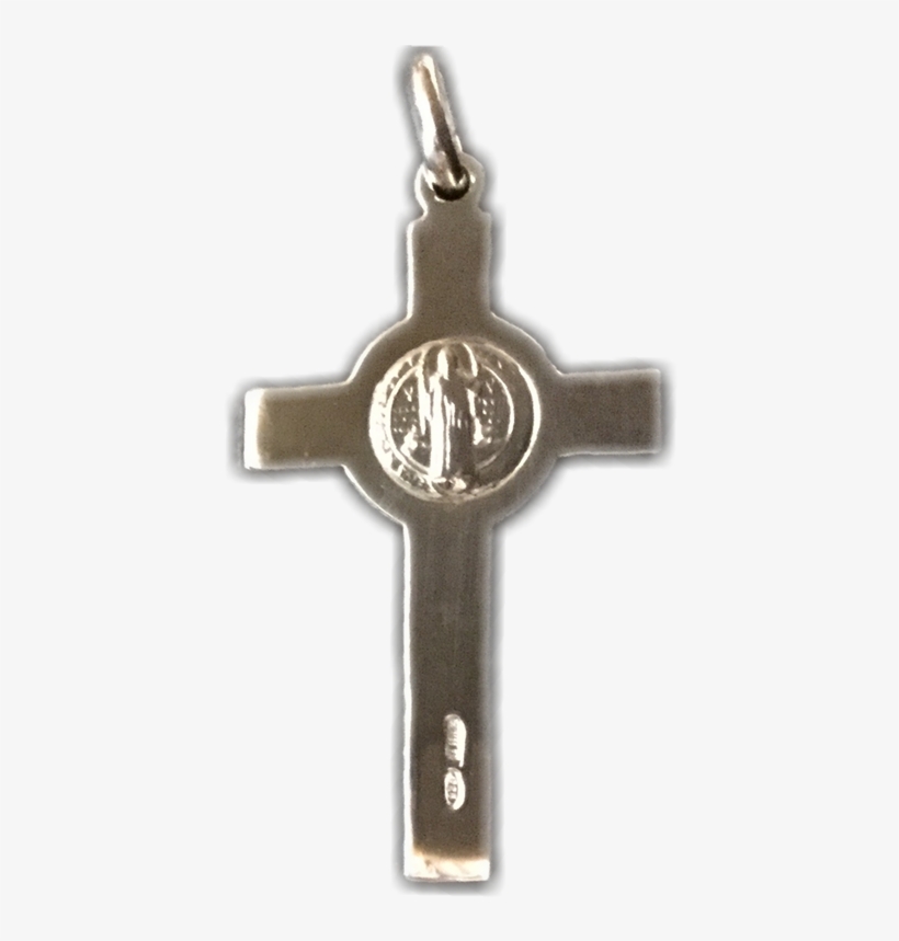 Benedict Crucifix, Pendant, Sterling Silver - Cross, transparent png download