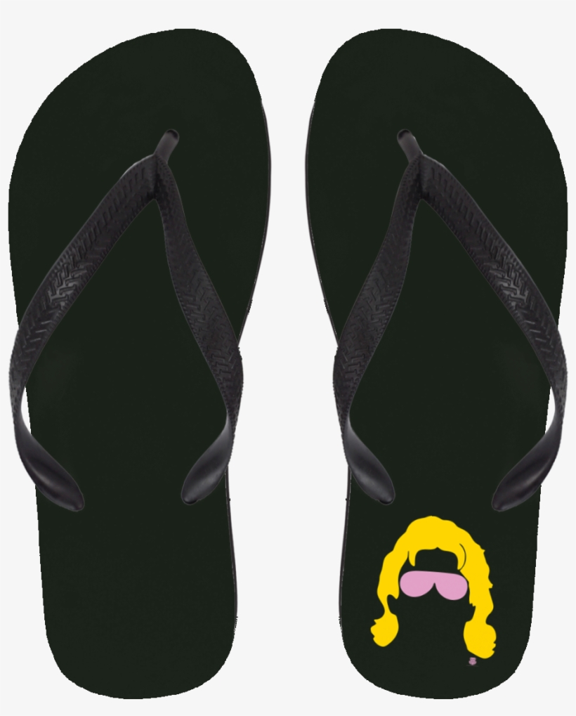 Flair Silhouette Flip Flops - Flip-flops, transparent png download